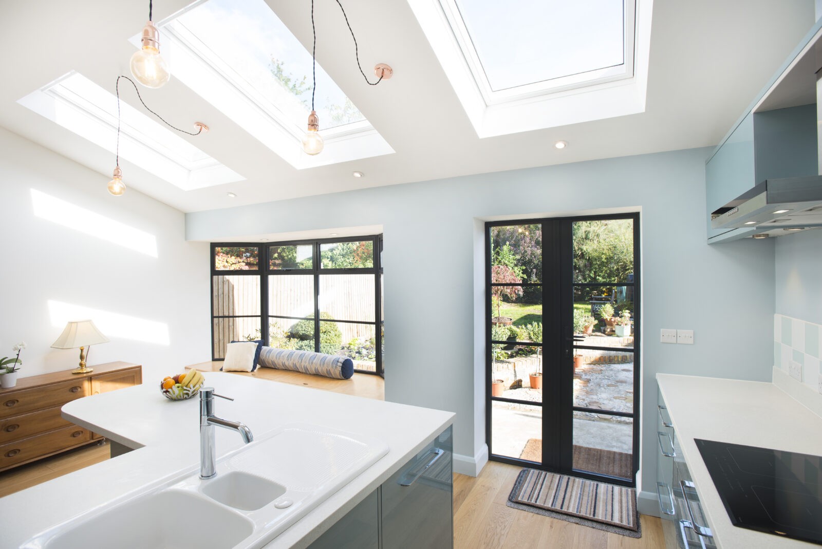 Pitched Roof 4m-x-3m-single-storey-kitchen-extension-extensions-job-in-bromley