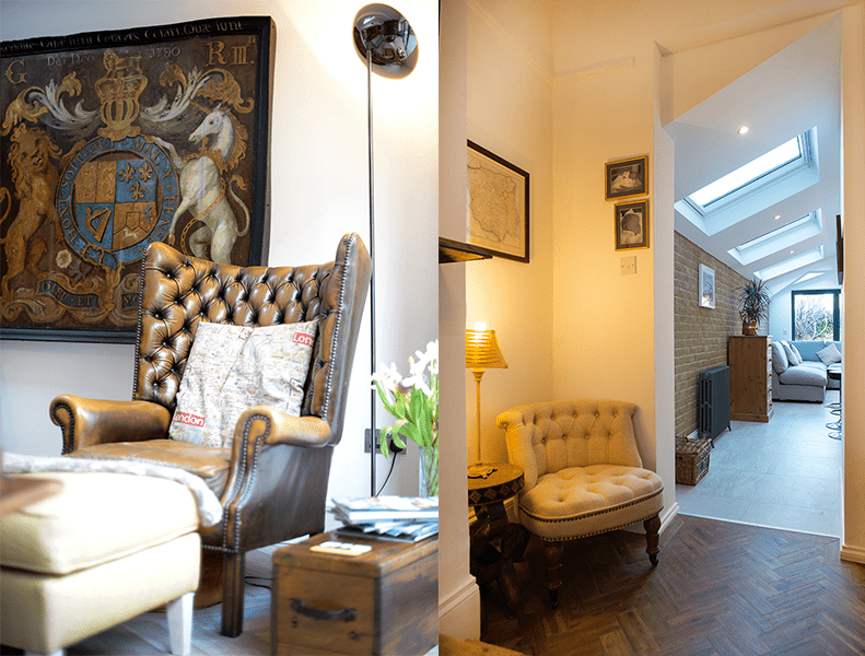 Rear reception room as a snug, music room or library?