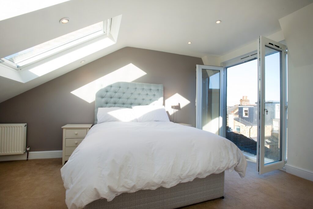 Loft conversion as additional space to extend your home.