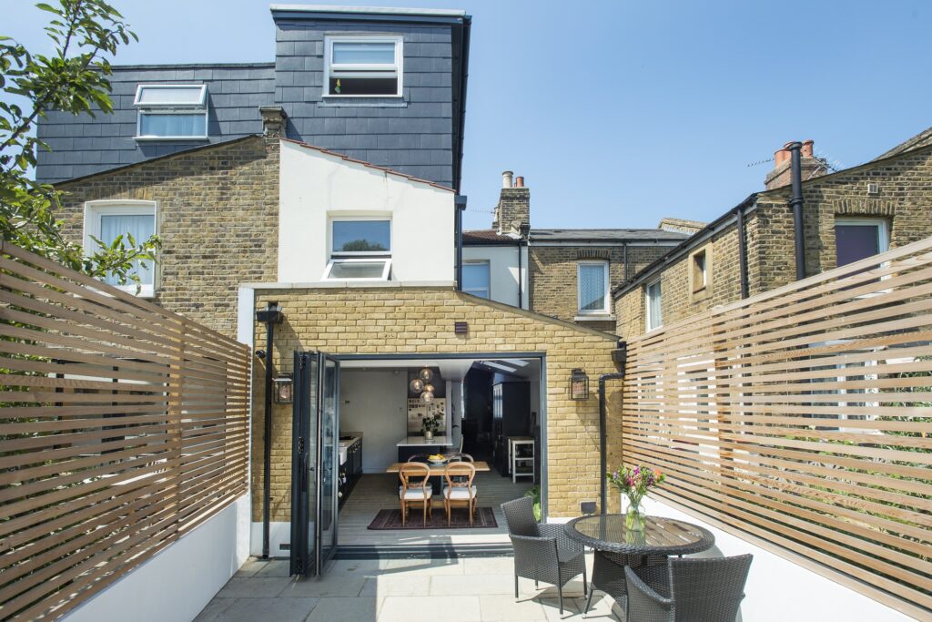 Roofing for ground floor extensions.