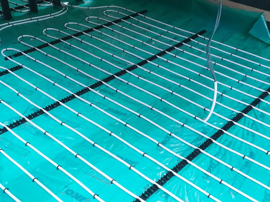 underfloor extension heating