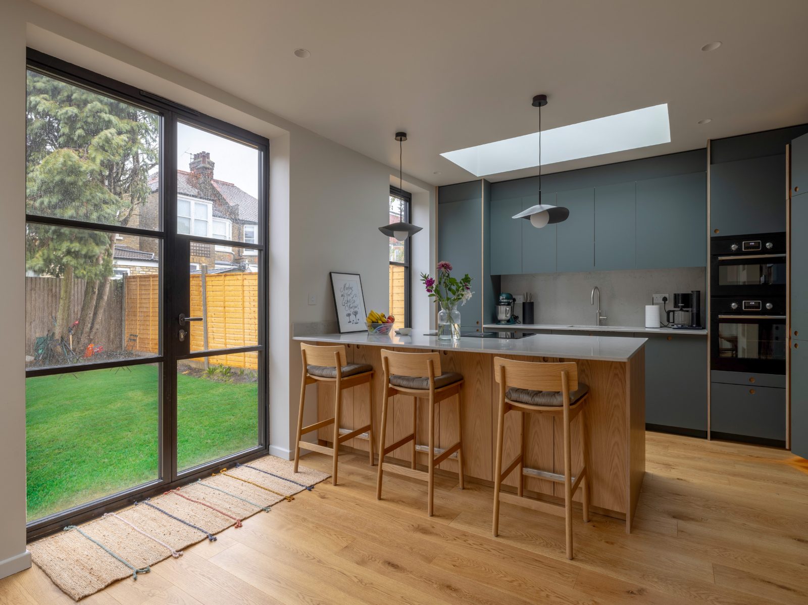 Architectural glazing and skylights at Cricklade Avenue SW2 rear extension
