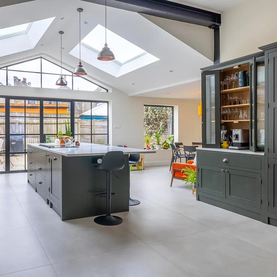 Bonham Road rear extension kitchen — Brixton SW2