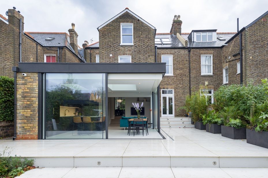 Therapia Road extension during the build and after completion, Dulwich