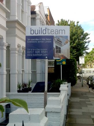 New Side Return Extension gets underway in Gowan Avenue, Fulham SW6