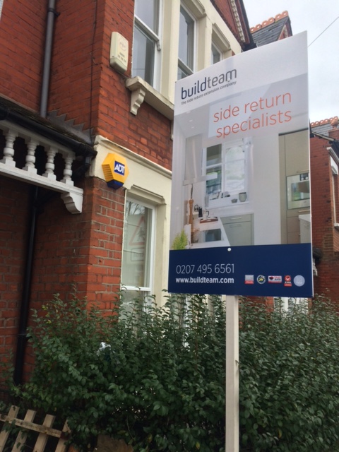 Build Team are busy on Salehurst Road, SE4