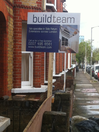 Side Return Extension gets underway in Battersea SW8 Side Return Extension gets underway in Battersea SW8