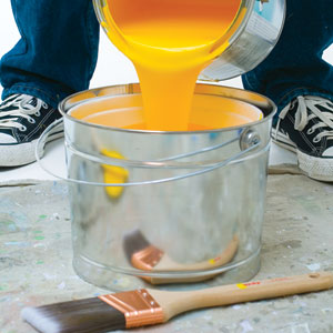 Build Team is recycling unused paint Build Team is recycling unused paint