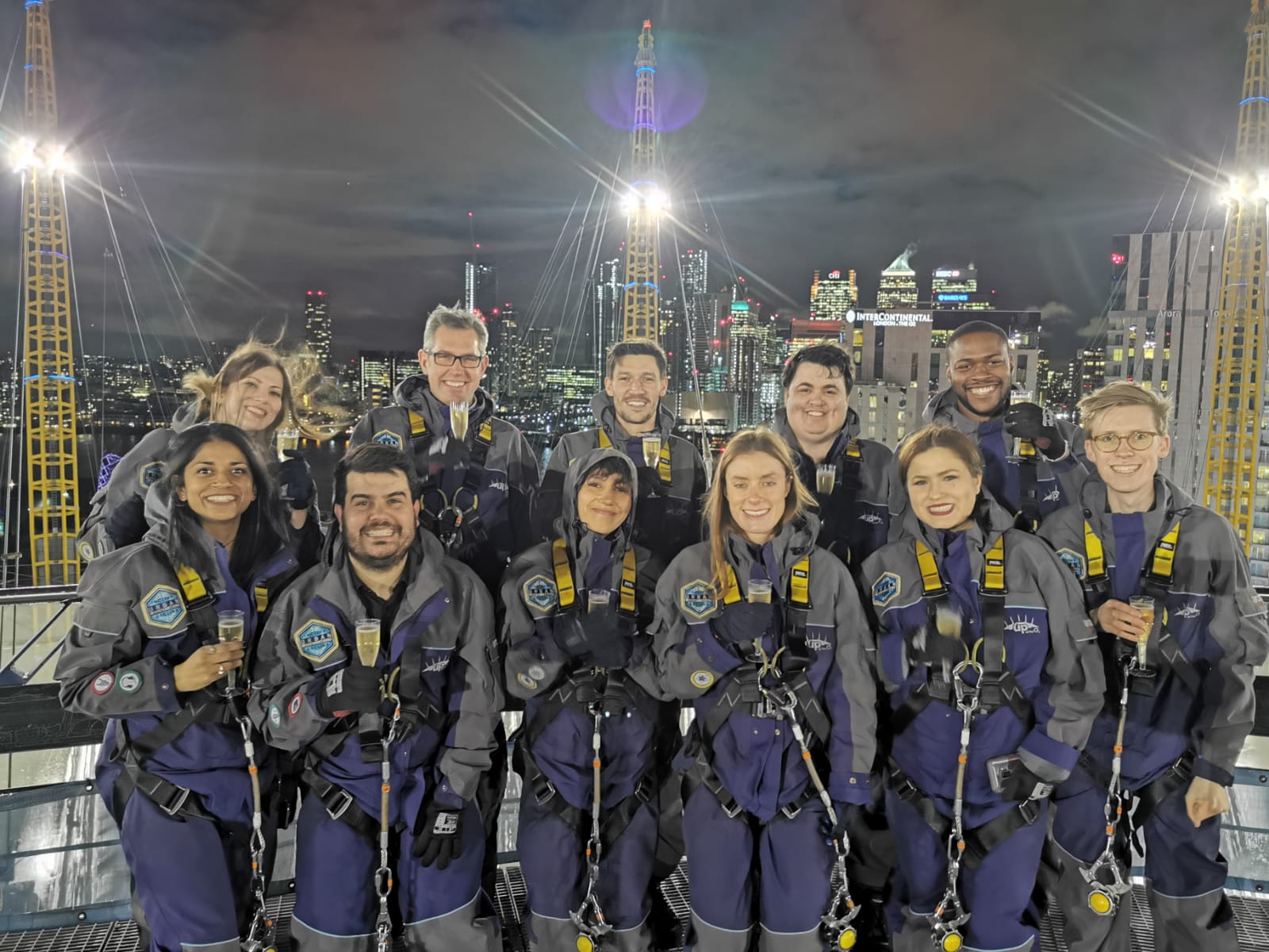 Build Team Climbs the O2 Build Team Climbs the O2