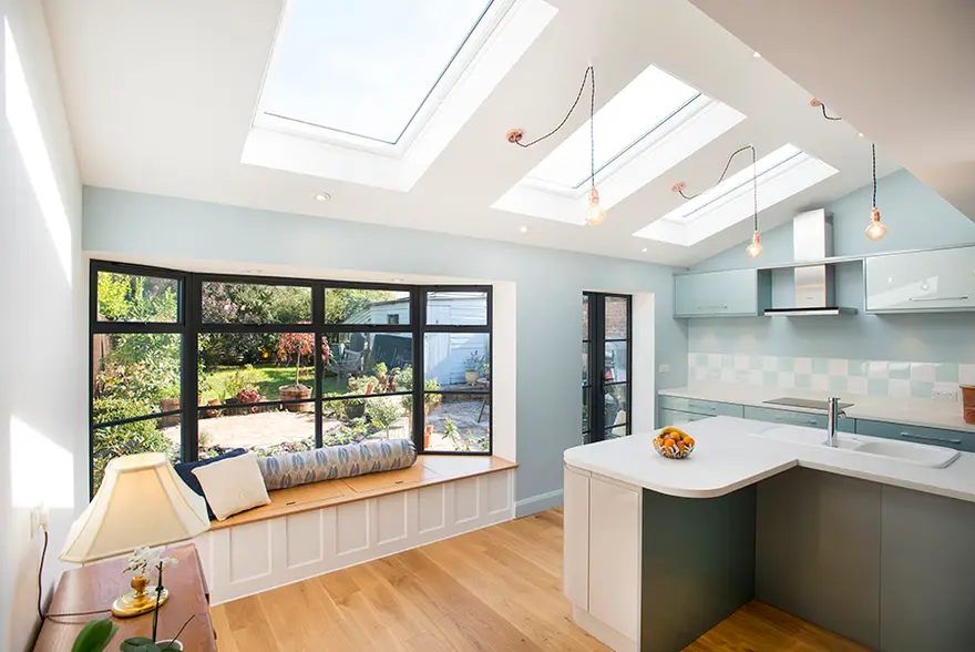 Completed Build Team side return kitchen extension to a house in Blackheath (Greenwich, SE3)