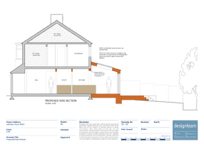 Larkway Close NW9 side return plan, 18 m²