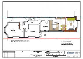 Holmewood Road SW2 (Brixton) Side return extension plan, 9 m²
